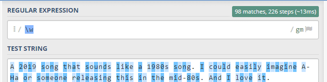 regular expression örneği
