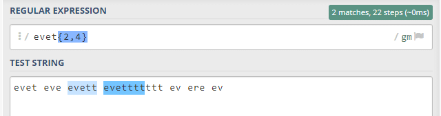 regex örneği