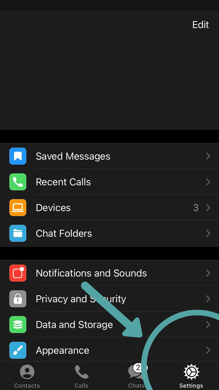 telegram-profil-fotografi-ayarlama