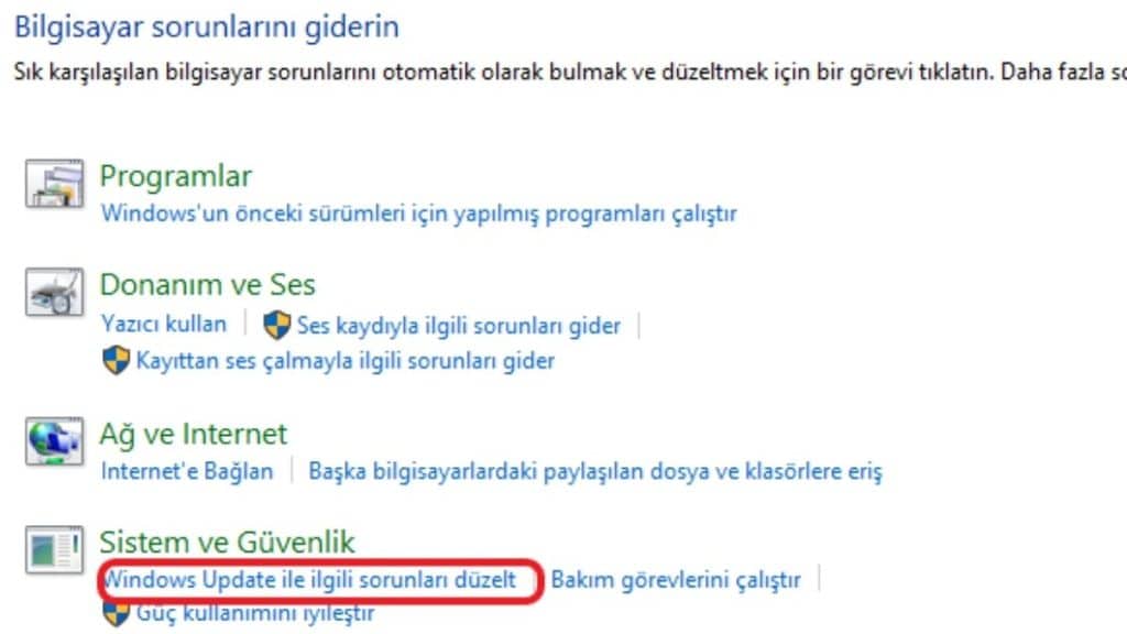 Windows Update Sorunlarını Düzeltme Windows Modules Installer Worker Sorunlarını Çözme Yöntemleri - Güncellemeleri Yüklemek ve Windows Update'i Çalıştırmak