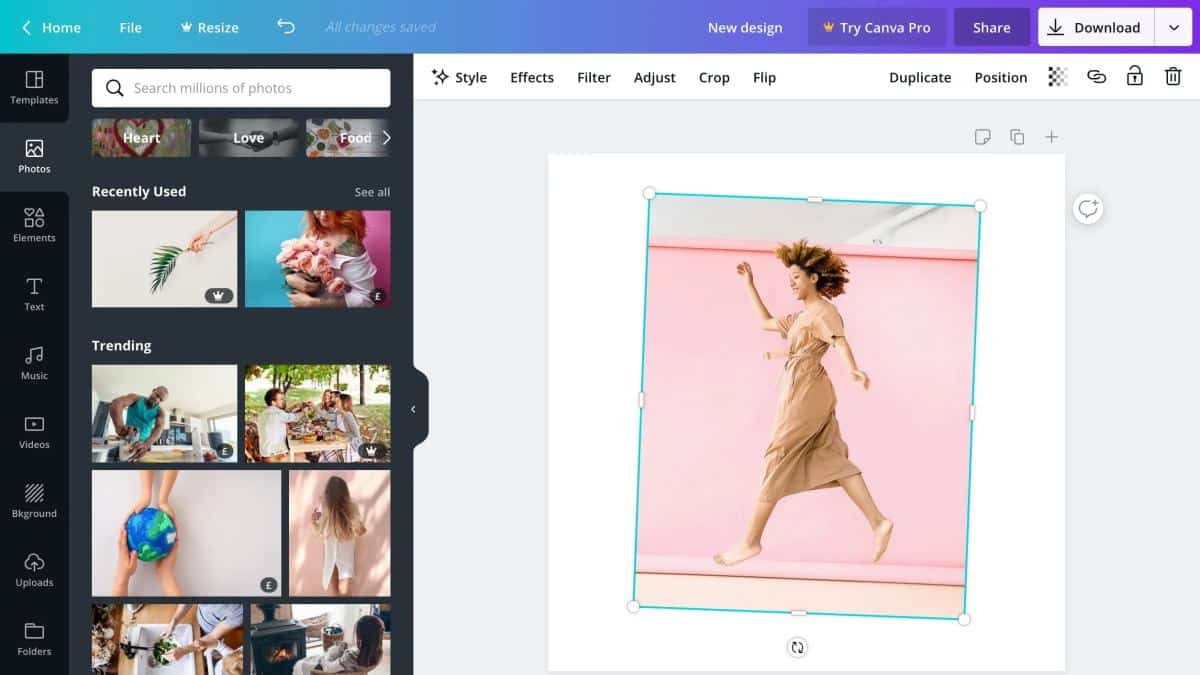 Canva mı Adobe Express mi Arayüz