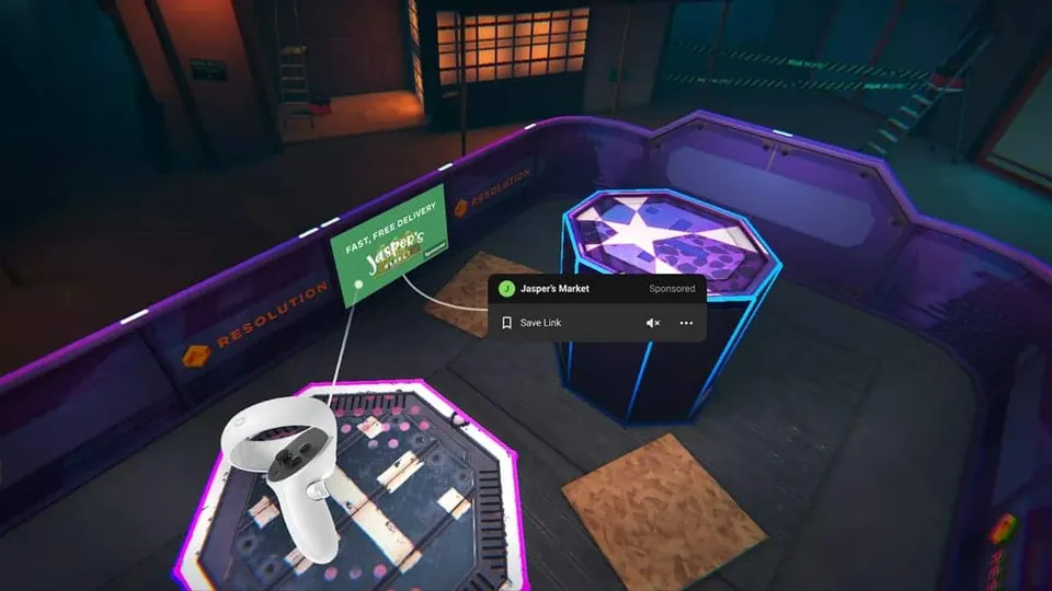 Facebook Oculus Quest Uygulamalarına Reklam Ekleyecek